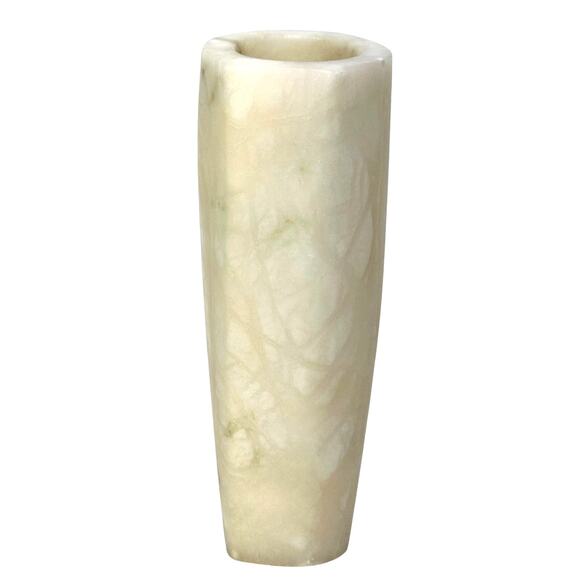 Otradnenskaya Mid Century Russian Alabaster 6 5/8" Vase Art Display with Tag - Picture 1 of 7